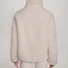 Chaqueta de sherpa con cremallera y cuello con hebillas Chaqueta de sherpa con cremallera y cuello con hebillas