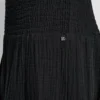 Falda Maxi con volantes y cintura fruncida Falda Maxi con volantes y cintura fruncida