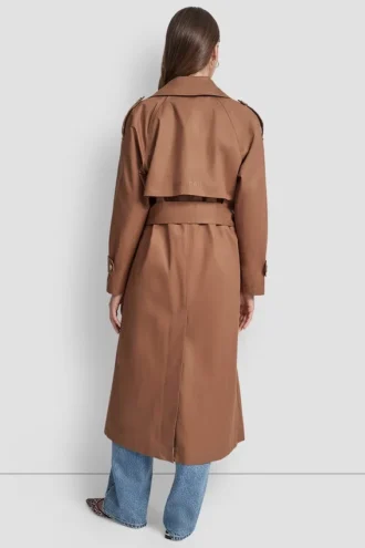 Gabardina de doble botonadura