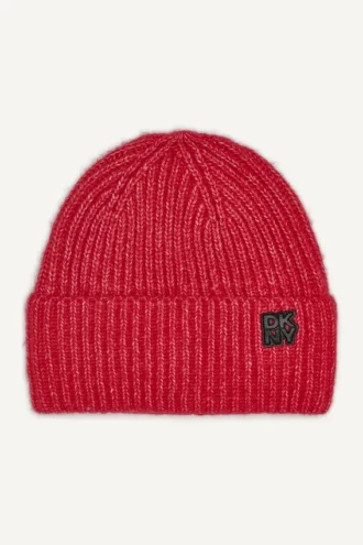 Gorro con puños acanalados y costuras Shaker