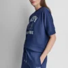Jersey con logo DKNY 1989 con tachuelas Jersey con logo DKNY 1989 con tachuelas