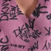 Jersey de cuello en V con estampado de logotipo