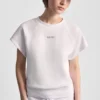 Jersey de manga corta con logotipo burbuja metalizado Jersey de manga corta con logotipo burbuja metalizado