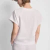 Jersey de manga corta con logotipo burbuja metalizado Jersey de manga corta con logotipo burbuja metalizado