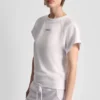 Jersey de manga corta con logotipo burbuja metalizado Jersey de manga corta con logotipo burbuja metalizado