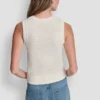 Jerséis sin mangas con cuello redondo