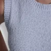 Jerséis sin mangas con cuello redondo
