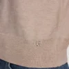 Jerséu de cuello redondo con mangas hasta el codo Jerséu de cuello redondo con mangas hasta el codo