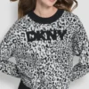 Jerséu de punto con logotipo de leopardo Jerséu de punto con logotipo de leopardo