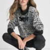 Jerséu de punto con logotipo de leopardo Jerséu de punto con logotipo de leopardo
