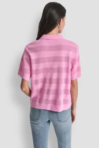 Jerséu polo a rayas transparente