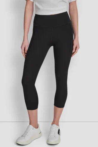 Leggings cortos de compresión Balance de cintura alta