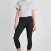 Leggings cortos de compresión Balance de cintura alta Leggings cortos de compresión Balance de cintura alta
