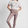 Leggings de cintura alta 7/8 estampados con bolsillos