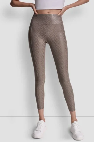 Leggings de cintura alta 7/8 estampados con bolsillos