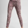 Leggings de cintura alta 7/8 estampados con bolsillos