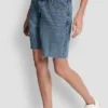 Pantalón corto de corte holgado de talle medio