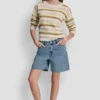 Pantalón corto de corte holgado de talle medio