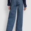 Pantalón de talle alto y corte ancho Pantalón de talle alto y corte ancho