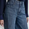 Pantalón de talle alto y corte ancho Pantalón de talle alto y corte ancho