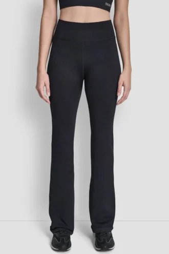 Pantalones acampanados sin costuras de cintura alta