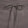 Pantalones cortos de chándal de talle alto con logo en la cintura Pantalones cortos de chándal de talle alto con logo en la cintura