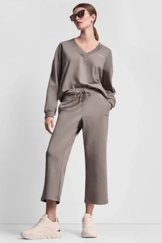 Pantalones cortos de talle alto con logotipo metálico en burbujas