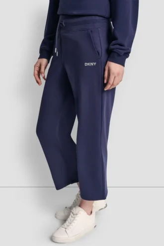 Pantalones cortos de talle alto con logotipo metálico en burbujas