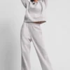 Pantalones de chándal de talle alto con ribetes