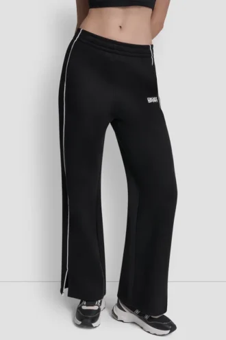 pantalones de chndal de talle alto con ribetes 1 2 330x495 - Pantalones de ch&aacute;ndal de talle alto con ribetes