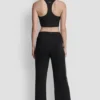 Pantalones de chándal de talle alto con ribetes