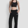 Pantalones de chándal de talle alto con ribetes
