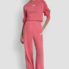 Pantalones de chándal de talle alto con ribetes