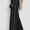 Pantalones de chándal de talle alto con ribetes