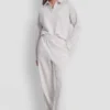 Pantalones de chándal de talle alto con ribetes