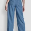 Pantalones de cintura alta con cinturón Pantalones de cintura alta con cinturón