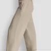 Pantalones de mezcla de lino Pantalones de mezcla de lino