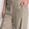 Pantalones de mezcla de lino Pantalones de mezcla de lino