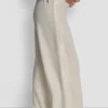 Pantalones de pierna ancha con rayas de lentejuelas Pantalones de pierna ancha con rayas de lentejuelas