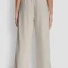 Pantalones de pierna ancha con rayas de lentejuelas Pantalones de pierna ancha con rayas de lentejuelas