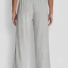 Pantalones de pierna ancha con rayas de lentejuelas Pantalones de pierna ancha con rayas de lentejuelas