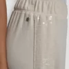 Pantalones de pierna ancha con rayas de lentejuelas Pantalones de pierna ancha con rayas de lentejuelas
