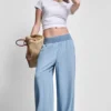 Pantalones de pierna ancha sin cremallera Pantalones de pierna ancha sin cremallera