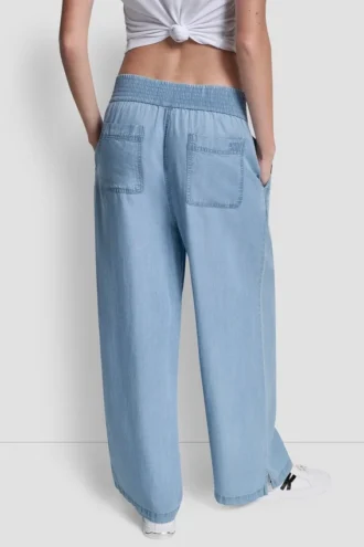 Pantalones de pierna ancha sin cremallera