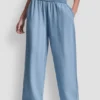 Pantalones de pierna ancha sin cremallera Pantalones de pierna ancha sin cremallera