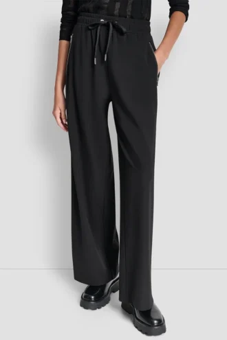 Pantalones de talle alto y pierna ancha