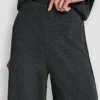 Pantalones de talle alto y pierna ancha Pantalones de talle alto y pierna ancha