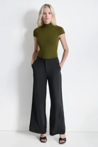 Pantalones de vestir de talle extraalto y pierna ancha