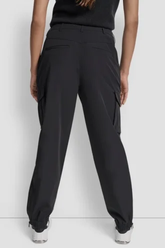 Pantalones Jogger cargo de cintura alta con abertura con cremallera en los tobilleros
