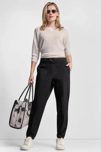 Pantalones Jogger utilitarios ajustados de talle alto
